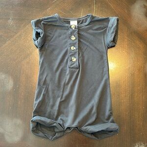 Lou Lou & company dark grey romper